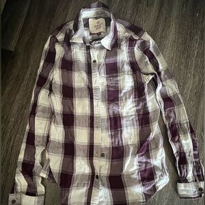 Favorite Shirt - Maroon & White Plaid 🍂🍁❄️